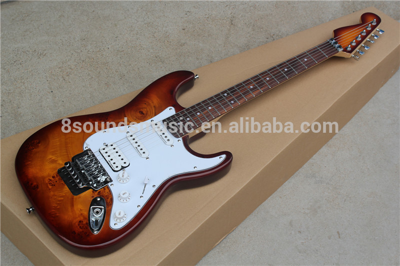 free shipping solid wood electric guitar best quality OEM st guitars