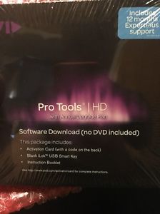 Avid Pro Tools HD12 HD11 HD10 Software with ilok 2  New!