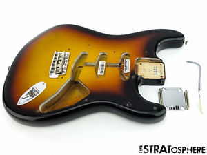 Vintage 59 USA Fender Strat BODY HARDWARE Stratocaster NITRO 3 Color Sunburst