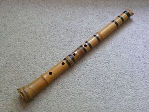 GREAT JAPANESE MADE 1.8 KINKO SHAKUHACHI FLUTE RESTORED by PERRY YUNG!