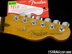 Fender American Standard Telecaster Tele NECK & TUNERS USA Limited FIGURED Nitro