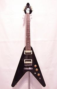 Free Shipping Gibson Flying V Pro 2016T Ebony Electric Guitar