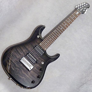 Free Shipping USED MUSIC MAN BFR John Petrucci 7st (Trans Black) Electric Guitar