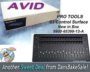 Avid Pro Tools S3 Control Surface 9900-65399-13 EUCON Enabled - Brand New in Box