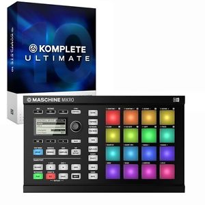 Native Maschine Mikro Black MK2 with Komplete 10 Ultimate Studio Software