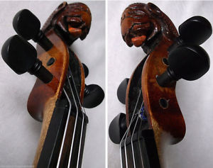 1930 FINE OLD GERMAN LIONHEAD VIOLIN -video- VINTAGE ANTIQUE VIOLINO скрипка 小提琴
