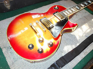 Vintage 1971 Gibson Les Paul Custom  Cherry Sunburst W'OHSC Pro Set-Up