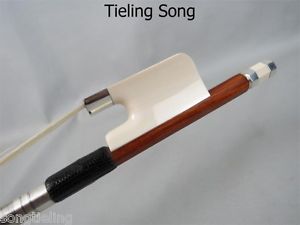 France style Professional master Pernambuco silver bass bow 3/4 #8084