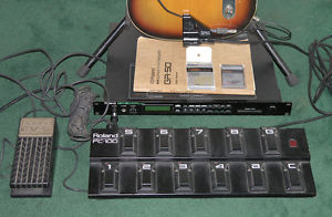 Roland GR-50 Guitar Synth, F-100 Controller, EV-5 Pedal, 256D Card, GK-2A PU