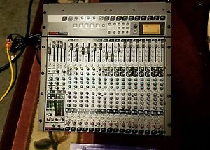 Fostex LR-16 16 Channel Digital Live Recording Mixer with Rack & Power Cable.