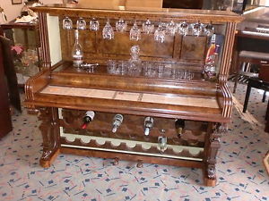 UPRIGHT PIANO   COVERTED DRINKS BAR WINE CABINET   £650 BUY NOW can deliver