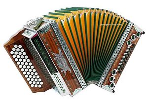 Steirische Harmonika Thomann ECO Nut 4-reihig, F-B-Es-As