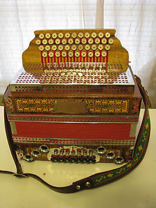 Accordian Concertina Melodija Slovenija Yugoslavia IV-SP Accordion Menges