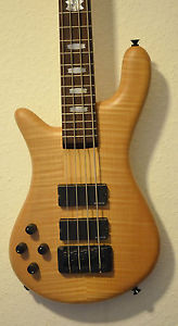 Spector Rebop 4 DLX E-Bass Linkshänder Lefthand E-Bass natur! TOP!