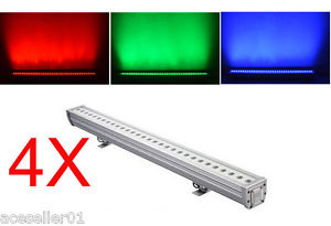 4pcs led wall wash light RGB 3IN1 led wall light IP65 outdoor building lights