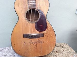 1949 Martin 0-18 acoustic guitar signed by Dr. Ralph Stanley