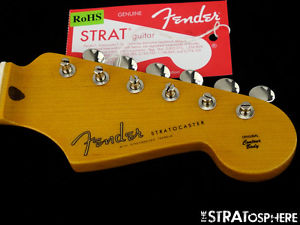 USA Fender ERIC JOHNSON Stratocaster Strat NECK & TUNERS 12" Radius Maple Nitro