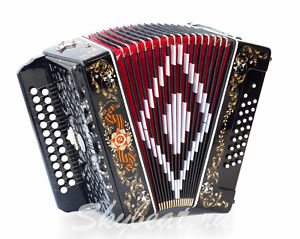 All-new Russian button accordion Shuya Pobeda(Victory) Шуйская гармонь