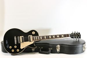2012 Gibson Les Paul Traditional Pro II Black All Original Great Shape slim neck