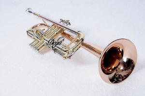 Professional Musical Instruments B-Flat Double Row 3 Keys Trumpets/Cornets