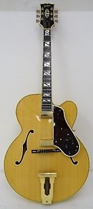 1977 GRECO J115 FULL ACOUSTIC GUITAR NATURAL EBONY FB FUJIGEN HSC RARE! 175 335