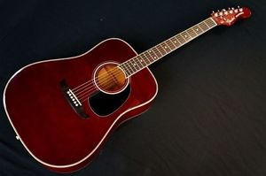 Fender CALIFORNIA Series C-2A Red w/soft case F/S guitar from Japan #E491