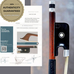 cello bow R.Paesold, SILVER MOUNTED, with RAFFIN Certificate !