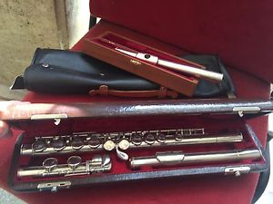 Whole silver 900 Flute Philipp Hammig and special hand made silver950Head joint