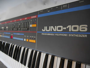 Roland JUNO-106 Analog Synthesizer Polysynth Topzustand Generalüberholt Garantie