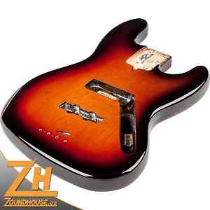Fender USA Jazz Bass« Alder Body, Modern Bridge Mount, 3-Color Sunburst