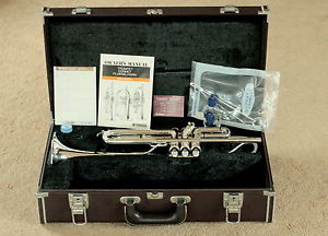 Yamaha YTR-739T trumpet in silver with trigger in mint condition