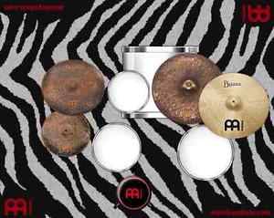 Meinl GRATISVERSAND Byzance Mike Johnston Set Pack + GRATIS Extra Dry 18" Crash