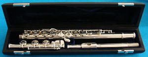 #22 New C-Note 17-Holes High-Grade Nickel-Plated Musical Instruments Flute