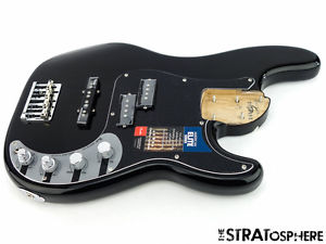 LOADED 2016 Fender American Elite P BASS BODY Precision American Guitar Black
