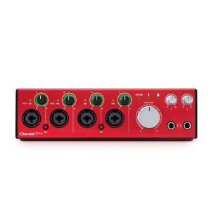 Focusrite Clarett 4Pre interfaccia audio thunderbolt 18 in 8 out professionale