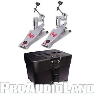AXIS A-L Longboard Single Kick Bass Drum Pedals PAIR (2) and CASE AL NEW