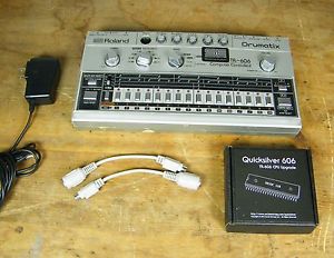 Roland TR-606 Drumatix Analog Drum Machine w/ Quicksilver 606 Mod 808 909 707