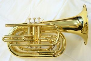 TEMPEST Bb MARCHING BARITONE LACQUER NEW DESIGN BIG SOUND SOLID BUILD ERGONOMIC