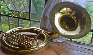1959 HOLTON BRASS BBb SOUSAPHONE COMPLETE! BELL SIZE - 26 INCHES!  $1550