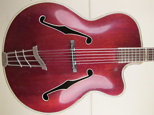 1960 RODEBALD HOYER "JAZZSTAR" Mahagoni vintage Archtop, Jazzgitarre