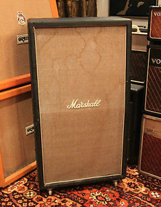 Vintage 1970 Marshall 1990 8x10 Basketweave 'Thin' Plexi JMP Amp Cabinet #33234