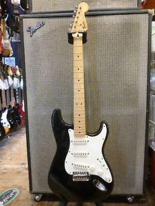 Fender Mexico Stracaster/BLK Black Electric Guiter Free Shipping Japan