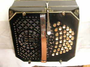Bandoneon ELA 142 tönig Aluplatten 442 Hz neu gestimmt, argentinisches System