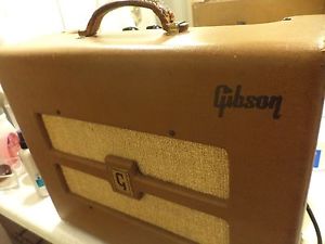 VINTAGE GIBSON GA-20 AMP ELECTRIC GUITAR TUBE AMPLIFIER  *NEEDS CAPS* L@@K!