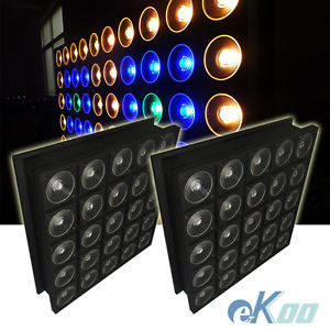 2 Units 25X9W RGB 3 IN 1 LED Matrix Light  Stage Light DJ Club American