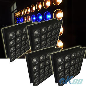 4 Units 25X9W RGB 3 IN 1 LED Matrix Light  Stage Light DJ Club American