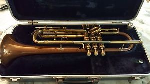1930's CONN 12B COPRION (COPPER BELL) TRUMPET W/CASE
