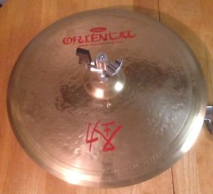 Zildjian Oriental Trash Hat,Stack,White noise,Effect 14"/16" Vintage Rare