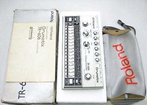 1981 Roland TR606 Analogue Vintage Drum Machine with Case and Original Box