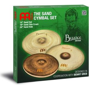 Meinl BV-141820SA - Set di piatti Benny Greb Byzance, modello vintage sand